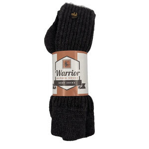 Warrior Alpaca Boot Socks Womens Medium 6-9.5 Gray‎ Ribbed Hypoallergenic